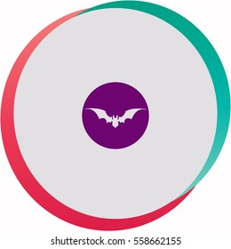 Bat  icon. Vector design.