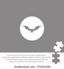 Bat  icon Vector design.