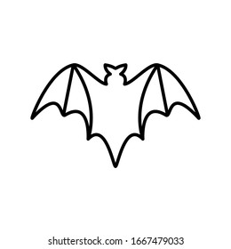 Bat icon vector design template