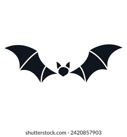 Bat icon vector. Halloween illustration sign. vampire symbol or logo.