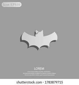 bat icon. Vector illustration EPS 10.