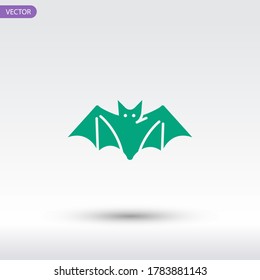 bat icon. Vector illustration EPS 10.