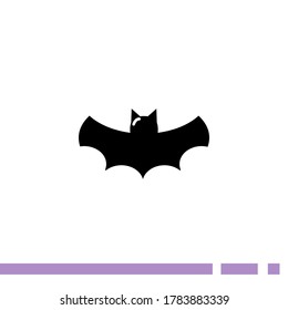 bat icon. Vector illustration EPS 10.