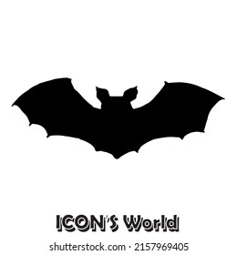 Bat icon. Vector illustration eps10.