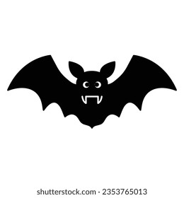 Bat icon vector on trendy design