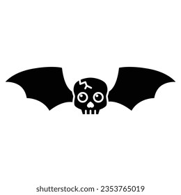 Bat icon vector on trendy design