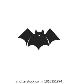 bat icon vector on a white background
