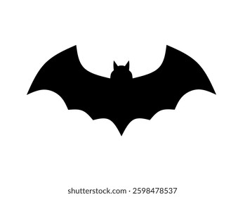 bat icon vector on white background