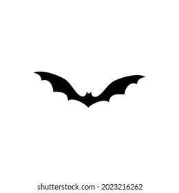 Juego de vectores de icono de murciélago. Colección de signos de ilustración de Halloween.  Símbolo de terror o logotipo.