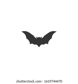 bat Icon vector sign isolated for graphic and web design. bat symbol template color editable on white background.