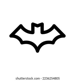 Bat Icon Vector Symbol Design Illustration