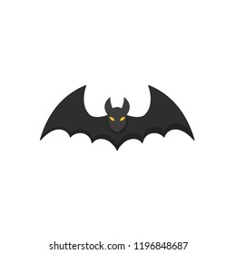 Bat icon for web. Isolated on white background.