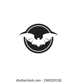 Bat icon for web. Isolated on white background illustration 