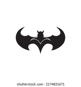 Bat icon for web. Isolated on white background illustration