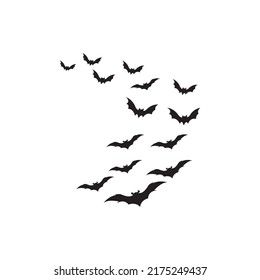 Bat icon for web. Isolated on white background illustration