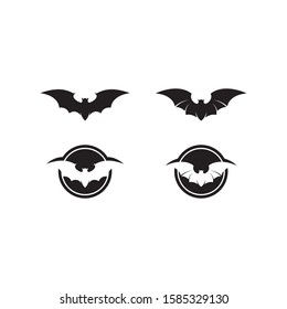 Bat icons for web. Isolated on white background illustration 