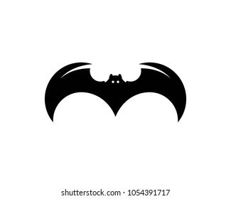 bat ilustration  logo vector