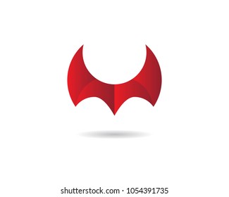bat ilustration  logo vector