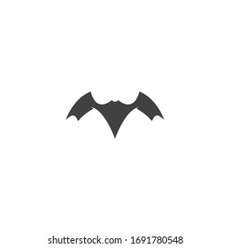 Bat ilustration logo vector design template