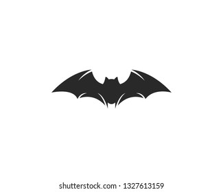 Bat ilustration logo vector template