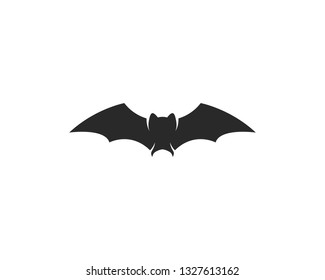 Bat ilustration logo vector template