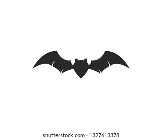 Bat ilustration logo vector template