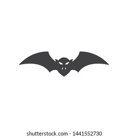 Bat ilustration logo vector template