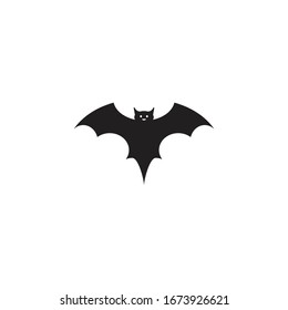 Bat ilustration logo vector template