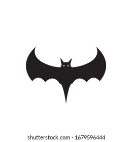 Bat ilustration logo vector template