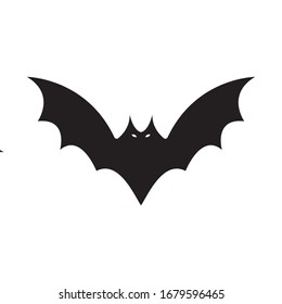 Bat ilustration logo vector template