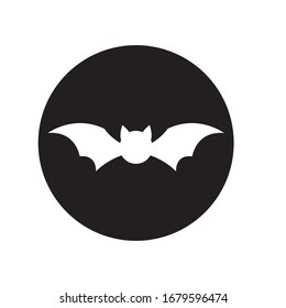 Bat ilustration logo vector template