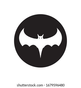 Bat ilustration logo vector template
