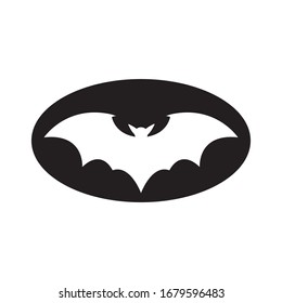 Bat ilustration logo vector template