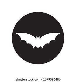Bat ilustration logo vector template