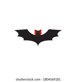 Bat ilustration logo vector template