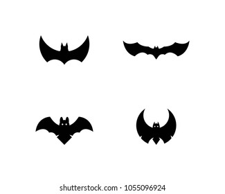 bat ilustration vector icon logo template