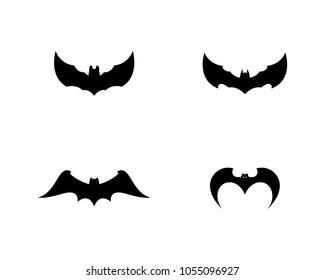 bat ilustration vector icon logo template