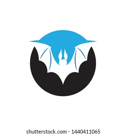 bat ilustration vector icon logo template