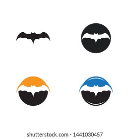 bat ilustration vector icon logo template