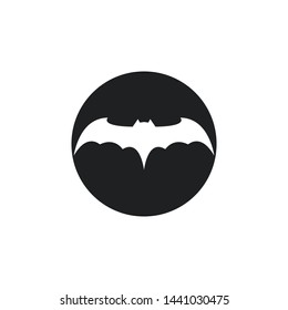 bat ilustration vector icon logo template