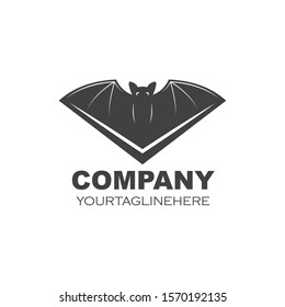 bat ilustration vector icon logo template