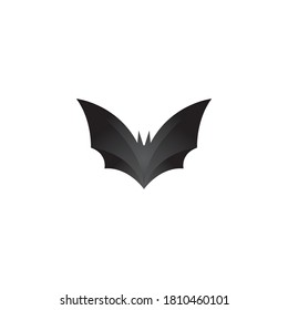 Bat image logo design illustration design