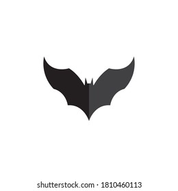 Bat image logo design illustration design