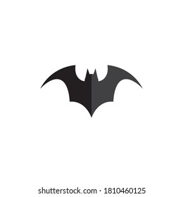 Bat image logo design illustration design