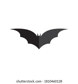 Bat image logo design illustration design