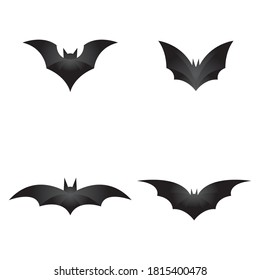 Bat images logo design illustration