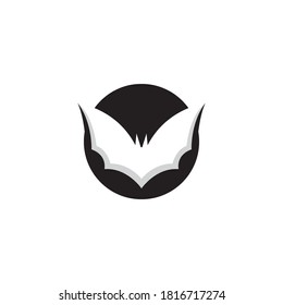 Bat images logo design illustration