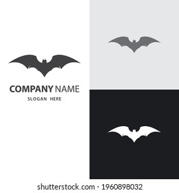 Bat images logo design illustration