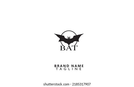 BAT initial logo template, vector illustration for Brand Monogram