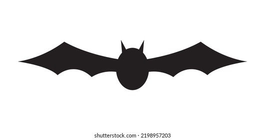 Bat isolated on white background